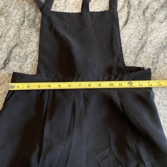 Final price drop Forever 21 Medium Black Dressy Overall Mini Short Jumper Romper - Picture 5 of 9